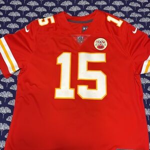 Red Football Jersey with Number 15